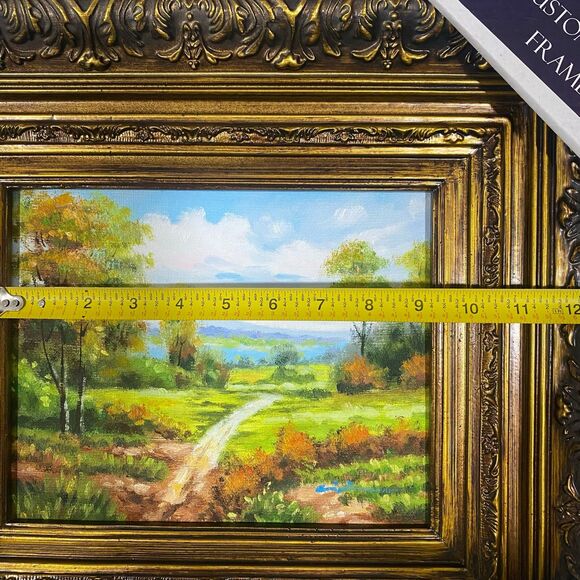 Oil Painting Signed Landscape Path w/COA Framed Art - Picture 5 of 12
